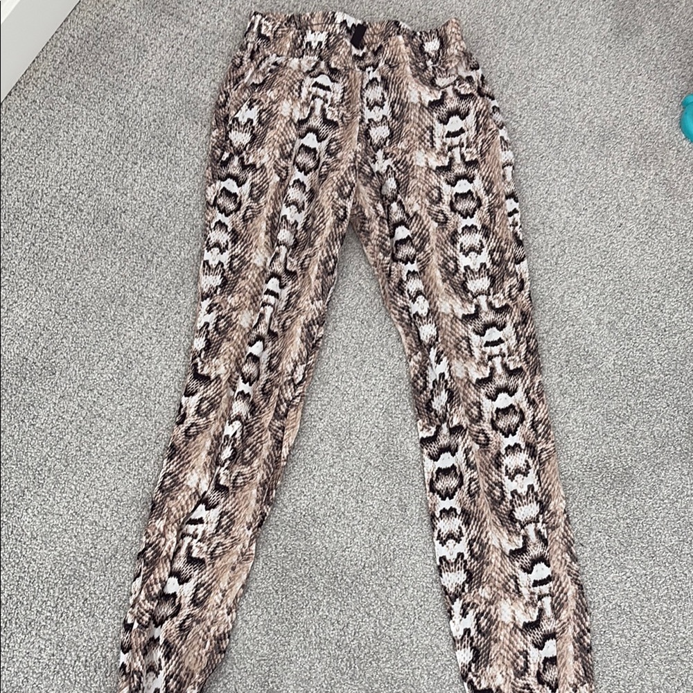 Snake Print Pants